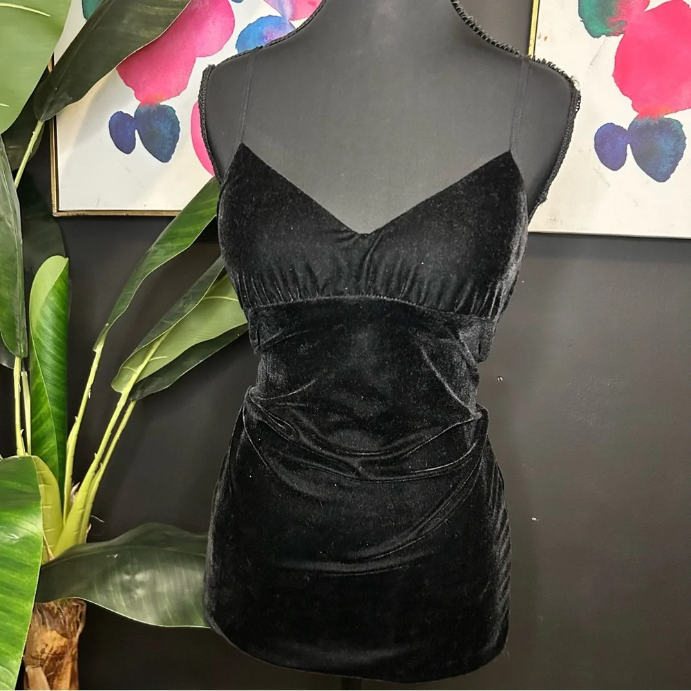 Y2K Energie Velvet Cami #2000s #y2k - Picture 2 of 5